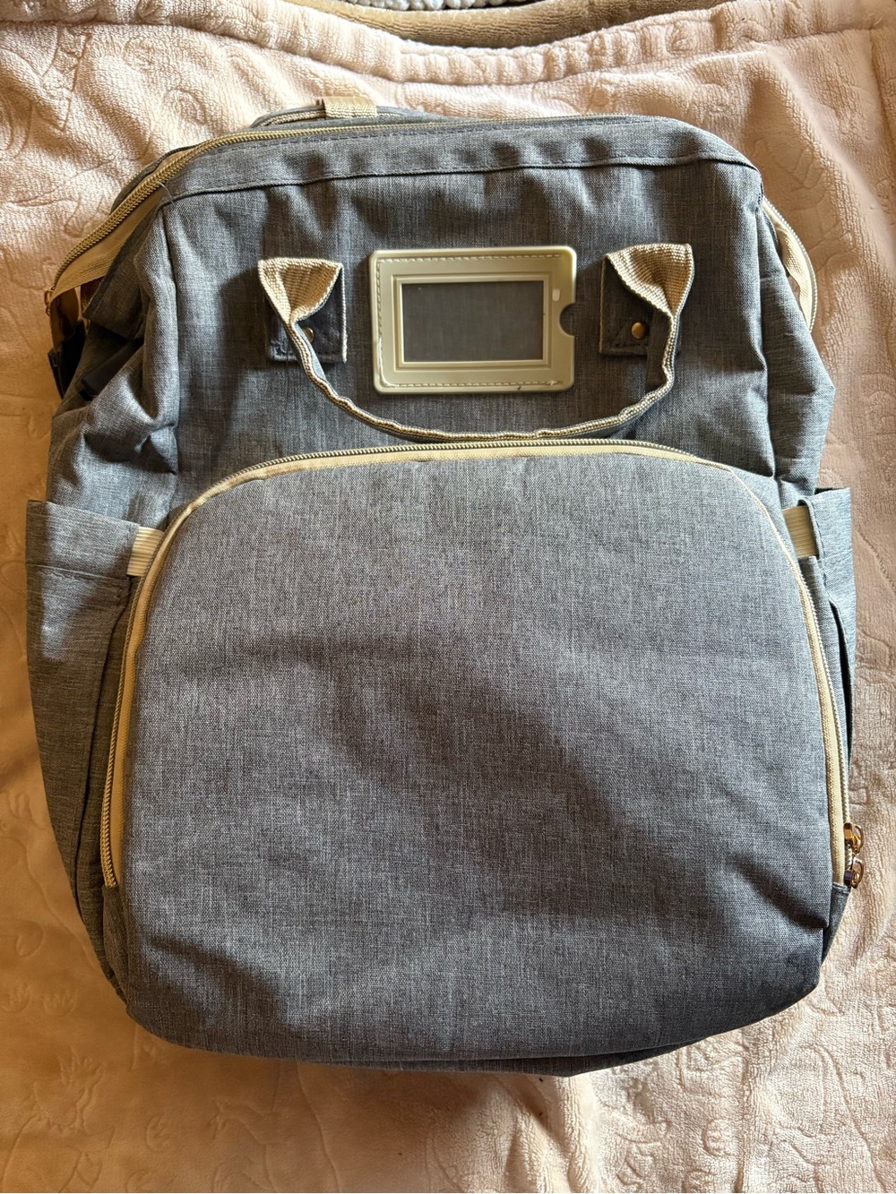 Diaper Bag- Gray